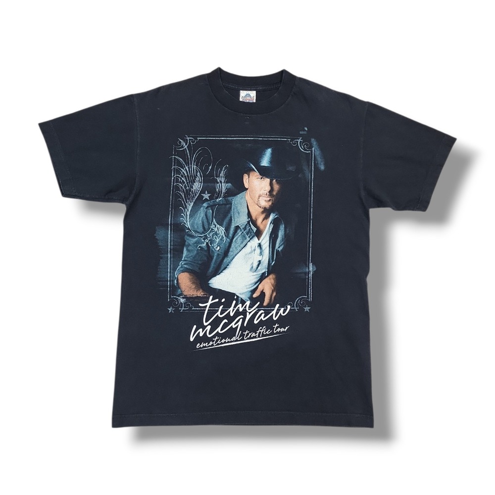 Tim McGraw Emotional Traffic Tour 2011‎ Concert Black Alstyle T-Shirt Men's M